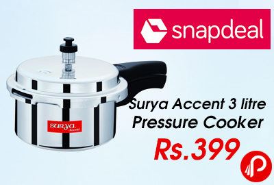 Surya Accent 3 litre Pressure Cooke