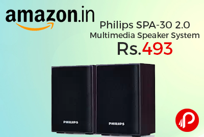 Philips SPA-30 2.0 Multimedia Speaker System