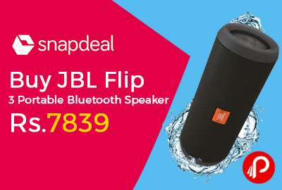 Buy JBL Flip 3 Portable Bluetooth Speaker