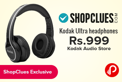 Kodak Ultra headphones just at Rs.999 | Kodak Audio Store - Shopclues