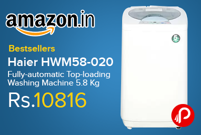 Haier HWM58-020 Fully-automatic Top-loading Washing Machine 5.8 Kg