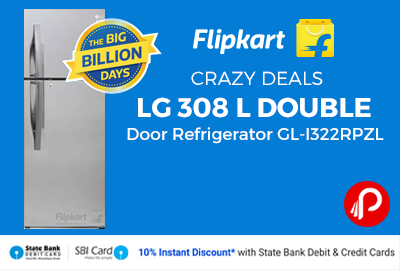 LG 308 L Double Door Refrigerator GL-I322RPZL