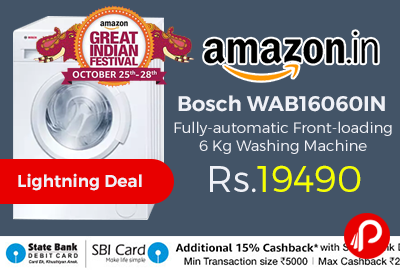 Bosch WAB16060IN Fully-automatic Front-loading 6 Kg Washing Machine