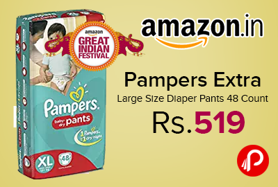 Pampers Extra Large Size Diaper Pants 48 Count