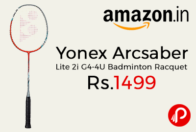 Yonex Arcsaber Lite 2i G4-4U Badminton Racquet