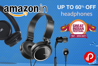 Headphones Exciting Deals Upto 60% off