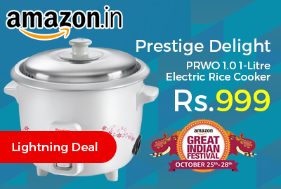 Prestige Delight PRWO 1.0 1-Litre Electric Rice Cooker