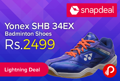 Yonex SHB 34EX Badminton Shoes Just at Rs.2499 - Amazon