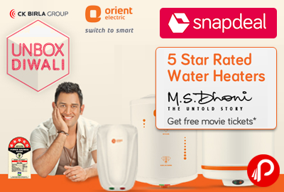 Orient 5 Star rated Water Heaters