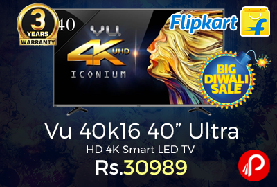 Vu 40k16 40” Ultra HD 4K Smart LED TV