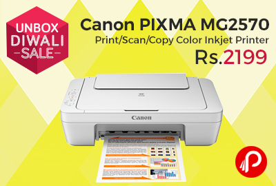 Canon PIXMA MG2570 Print/Scan/Copy Color Inkjet Printer