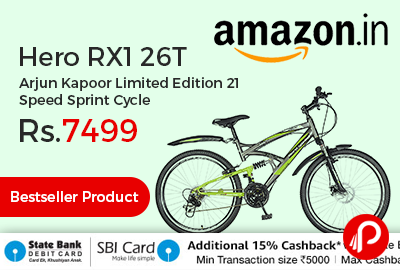 Hero RX1 26T Arjun Kapoor Limited Edition 21 Speed Sprint Cycle