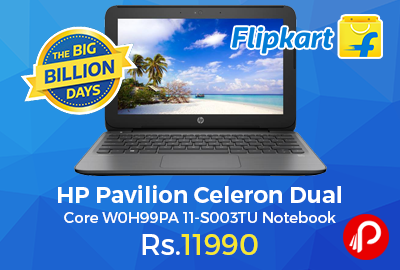 HP Pavilion Celeron Dual Core W0H99PA 11-S003TU Notebook
