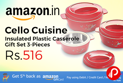 Cello Cuisine Insulated Plastic Casserole Gift
