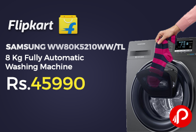 SAMSUNG WW80K5210WW/TL 8 Kg Fully Automatic Washing