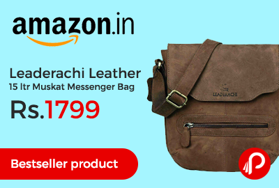 Leaderachi Leather 15 ltr Muskat Messenger Bag
