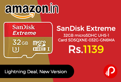 SanDisk Extreme 32GB microSDHC UHS-1 Card SDSQXNE-032G-GN6MA