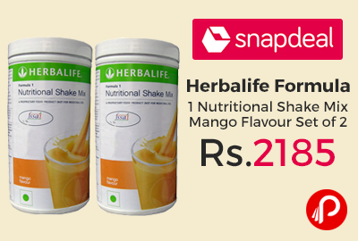 Herbalife Formula 1 Nutritional Shake Mix Mango Flavour Set of 2