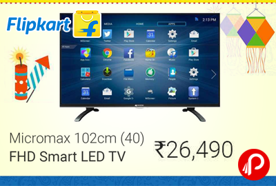 Micromax CANVAS-S 102cm Full HD Smart LED TV at Rs.26490