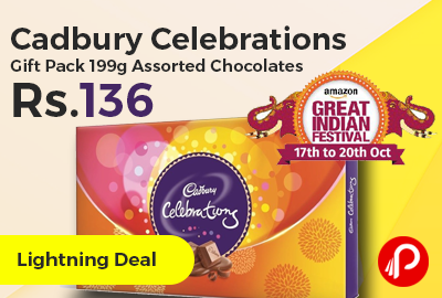 Cadbury Celebrations Gift Pack 199g Assorted Chocolates