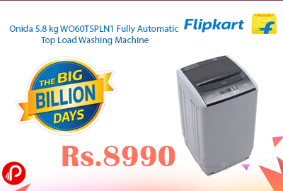 Onida 5.8 kg WO60TSPLN1 Fully Automatic Top Load Washing Machine