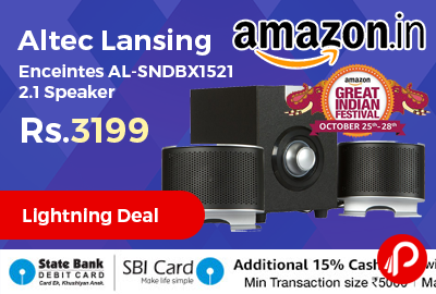Altec Lansing Enceintes AL-SNDBX1521 2.1 Speaker