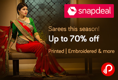 Printed and Embroidered Sarees