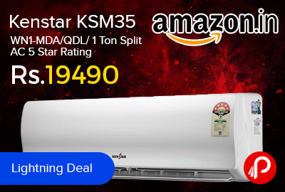 Kenstar KSM35.WN1-MDA/QDL/ 1 Ton Split AC 5 Star Rating