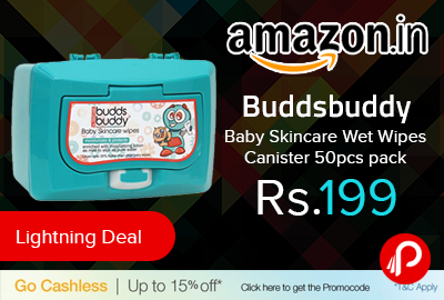 Buddsbuddy Baby Skincare Wet Wipes Canister 50pcs pack