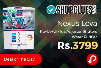Nexus Leva Ro+Uv+Uf+Tds Adjuster 18 Liters Water Purifier