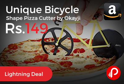 Unique Bicycle Shape Pizza Cutter