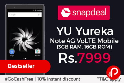 YU Yureka Note 4G VoLTE Mobile