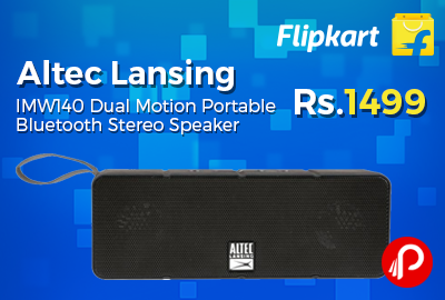 Altec Lansing IMW140 Dual Motion Portable Bluetooth Stereo Speaker