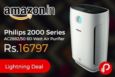 Philips 2000 Series AC2882/50 60-Watt Air Purifier Just at Rs.16797 - Amazon