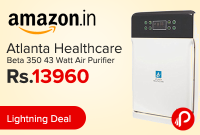 Atlanta Healthcare Beta 350 43 Watt Air Purifier Just at Rs.13960 - Amazon