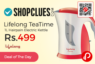 Lifelong TeaTime 1L Hairpain Electric Kettle