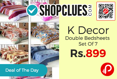 K Decor Double Bedsheets