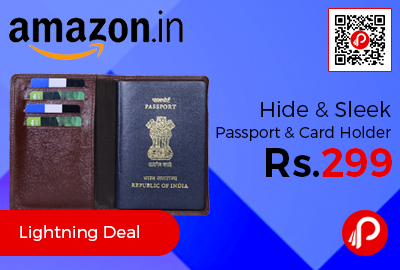 Hide & Sleek Passport & Card Holder