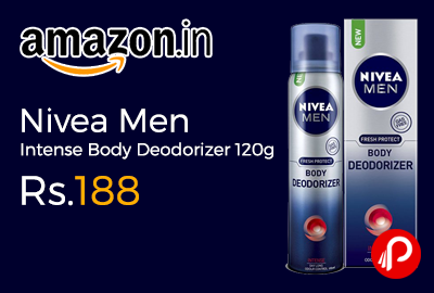 Nivea Men Intense Body Deodorizer 120g