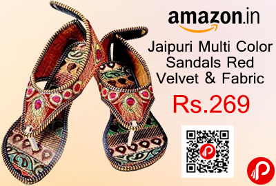 Jaipuri Multi Color Sandals