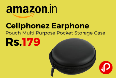 Cellphonez Earphone Pouch Multi Purpose Pocket