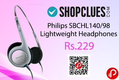 Philips SBCHL140/98 Lightweight Headphones