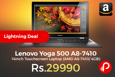 Lenovo Yoga 500 A8-7410 14inch Touchscreen Laptop