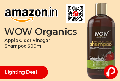 WOW Organics Apple Cider Vinegar Shampoo 300ml
