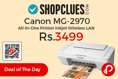 Canon MG-2970 All-In-One Printer Inkjet Wireless LAN