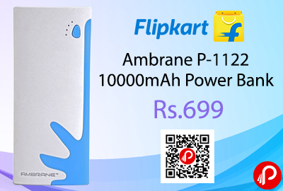 Ambrane P-1122 10000mAh Power Bank