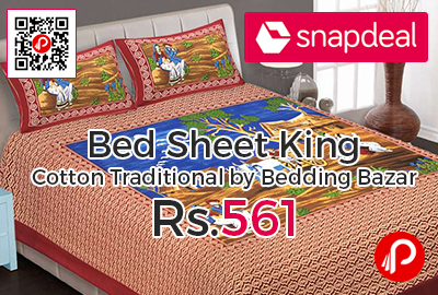 Bed Sheet King Cotton Traditional