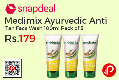 Medimix Ayurvedic Anti Tan Face Wash 100ml