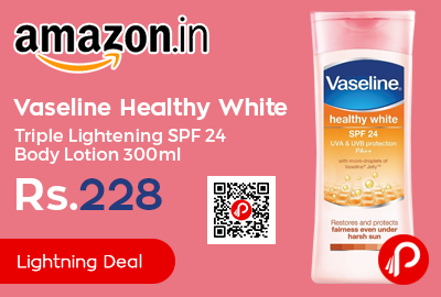 Vaseline Healthy White Triple Lightening SPF 24 Body Lotion 300ml