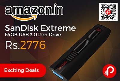 SanDisk Extreme 64GB USB 3.0 Pen Drive